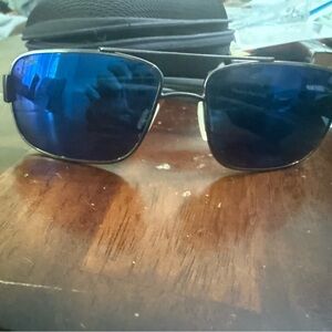 Costa Blue and Black Tower  Aviator Sunglasses